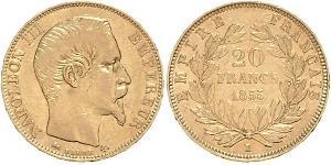 20 Franc Second Empire (1852-1870) Or Napoleon III (1808-1873)