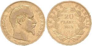 20 Franc Second Empire (1852-1870) Or Napoleon III (1808-1873)