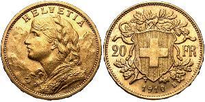 20 Franc Suisse Or 