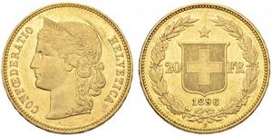 20 Franc Suisse Or 