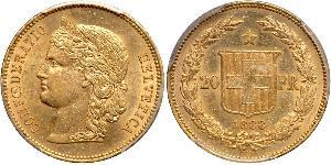 20 Franc Suisse Or 