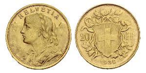 20 Franc Suisse Or 