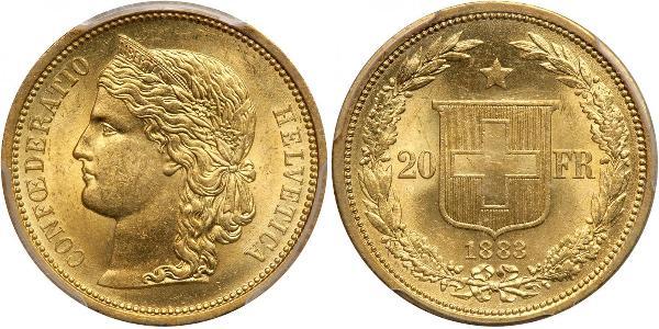20 Franc Suisse Or 