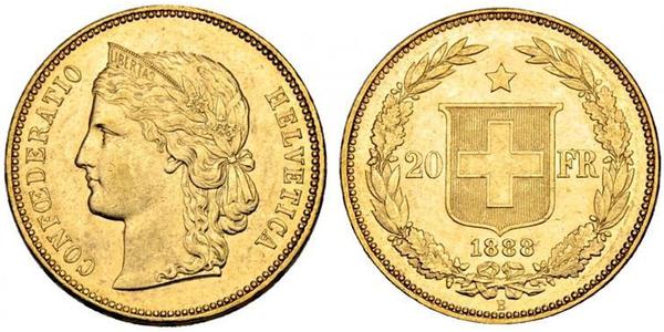 20 Franc Suisse Or 