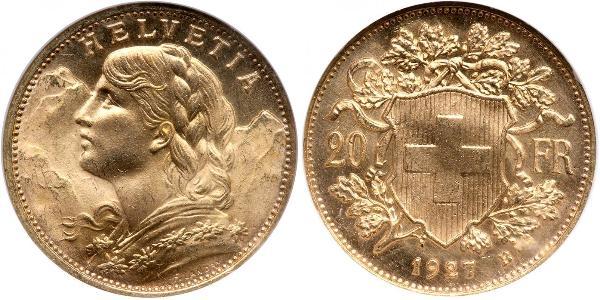 20 Franc Suisse Or 