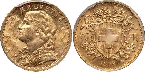 20 Franc Suisse Or 