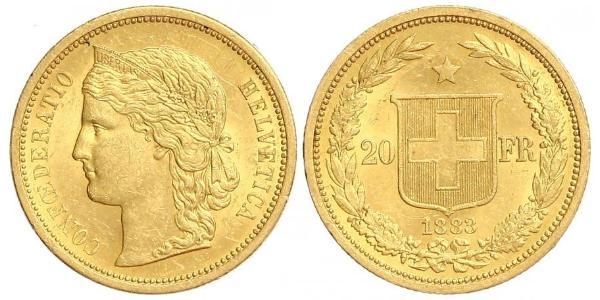 20 Franc Suisse Or 