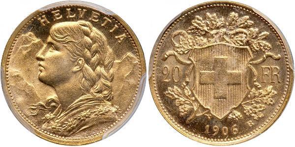 20 Franc Suisse Or 
