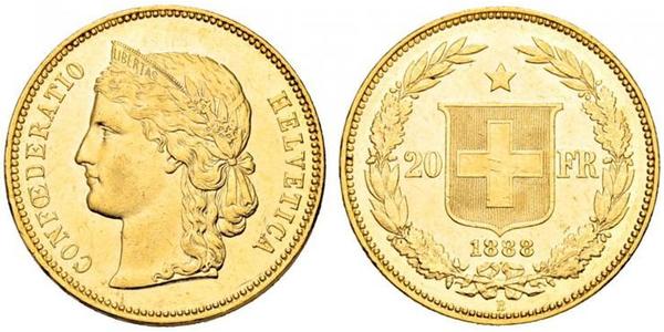 20 Franc Suisse Or 