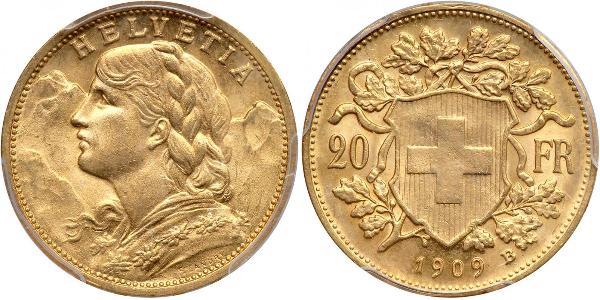 20 Franc Suisse Or 