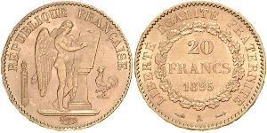 20 Franc Troisième République (1870-1940)  Or 