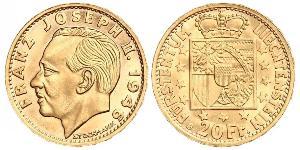 20 Franc Liechtenstein Oro 