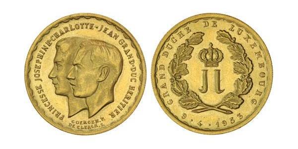 20 Franc Lussemburgo Oro 