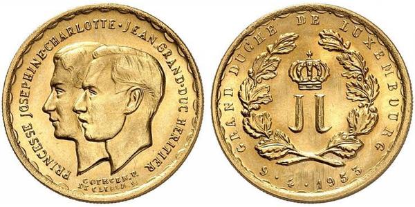 20 Franc Lussemburgo Oro 