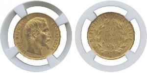 20 Franc Secondo Impero francese (1852-1870) Oro Napoleone III (1808-1873)