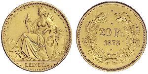20 Franc Suiza Oro 