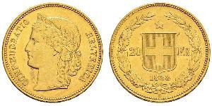 20 Franc Suiza Oro 