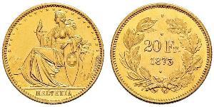 20 Franc Suiza Oro 