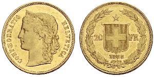 20 Franc Suiza Oro 