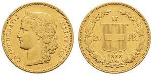 20 Franc Suiza Oro 