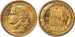 20 Franc Suiza Oro 