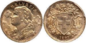 20 Franc Svizzera Oro 