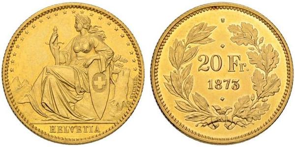 20 Franc Svizzera Oro 