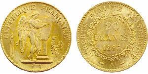 20 Franc Terza Repubblica francese (1870-1940)  Oro 