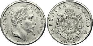 20 Franc Second Empire (1852-1870) Platine Napoleon III (1808-1873)