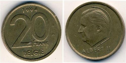 20 Franc Belgien  