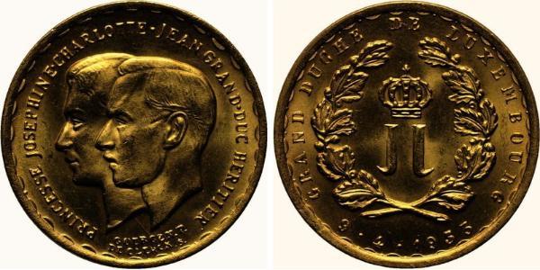 20 Franc 卢森堡 金 
