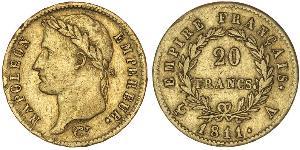 20 Franc 法兰西第一帝国 (1804 - 1814) 金 拿破仑一世(1769 - 1821)