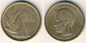 20 Franc 比利时 青铜/镍 