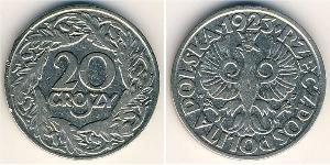 20 Grosh Zweite Polnische Republik (1918 - 1939) Kupfer/Nickel 