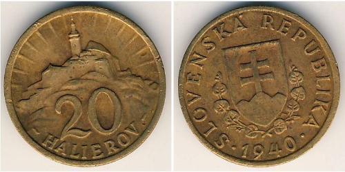 20 Heller Slovakia Bronze 