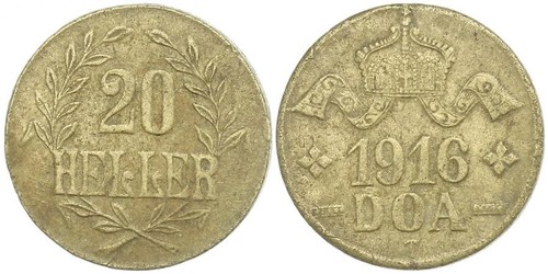 20 Heller África Oriental Alemana (1885-1919) Cobre 