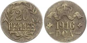 20 Heller Afrique orientale allemande (1885-1919) Cuivre 