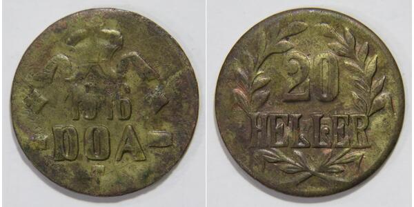 20 Heller Deutsch-Ostafrika (1885-1919) Kupfer 