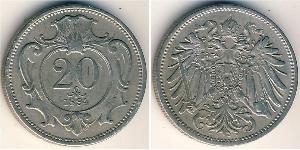 20 Heller Austria-Hungary (1867-1918) Nickel 