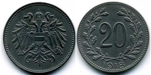 20 Heller Österreich-Ungarn (1867-1918) Stahl 