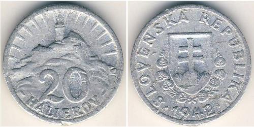20 Heller Slovakia 青铜/铝 
