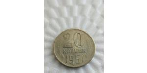 20 Kopeck Unione Sovietica (1922 - 1991) Cuivre/Nickel 