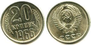20 Kopeck 苏联 (1922 - 1991) 銅/镍 