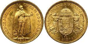 20 Korona Königreich Ungarn (1000-1918) Gold Franz Joseph I (1830 - 1916)