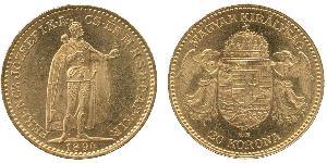 20 Korona Königreich Ungarn (1000-1918) Gold Franz Joseph I (1830 - 1916)