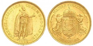 20 Korona Königreich Ungarn (1000-1918) Gold Franz Joseph I (1830 - 1916)