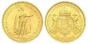 20 Korona Königreich Ungarn (1000-1918) Gold Franz Joseph I (1830 - 1916)