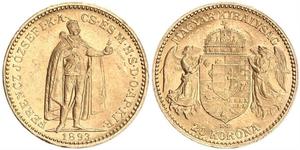 20 Korona Königreich Ungarn (1000-1918) Gold Franz Joseph I (1830 - 1916)