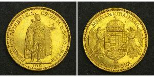 20 Korona Königreich Ungarn (1000-1918) Gold Franz Joseph I (1830 - 1916)