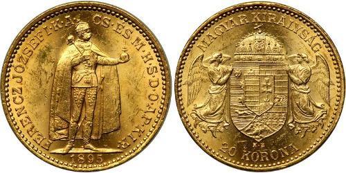 20 Korona Königreich Ungarn (1000-1918) Gold Franz Joseph I (1830 - 1916)